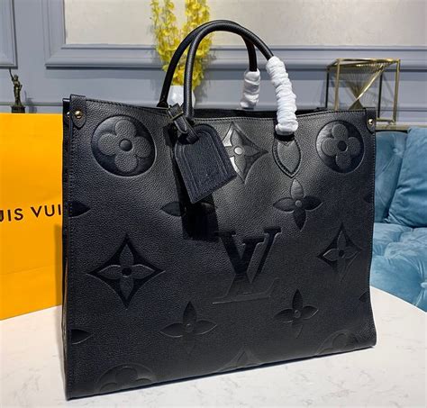 louis vuitton onthego gm schwarz